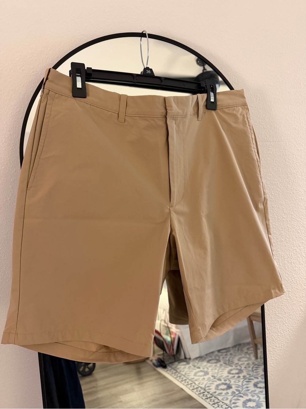 J. Crew Men's Khaki Flat-Front Chino Shorts